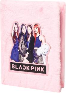 KUMARBROTHERSABSD Soft Black Pink Diary For Girls Notebook For Girls , Kids Trendy Diary BTS Diary A5 Diary Ruled 80 Pages