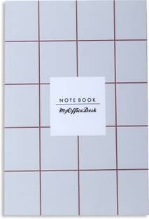 MyOfficeDesk Checked Series: Journal/ Diary notebook A5 Diary Ruled 164 Pages