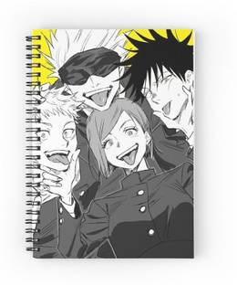 craft maniacs JUJUTSU KAISEN NOTEBOOKS A5 Note Book RULED 160 Pages