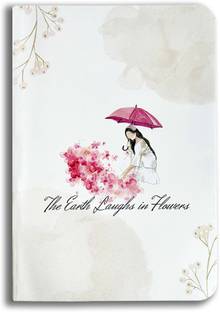 InkChalk Writing Notebook | LaughsInFlowers | A5 - Ruled Notebook A5 Notebook Ruled 192 Pages