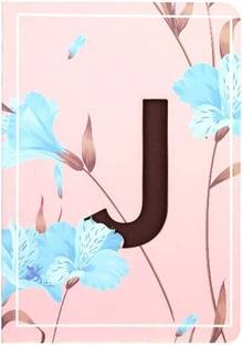 Doodle Initial G lasercut Notebook, B6 (6.69 X 4.72 X 0.5 Inches), 200 Pages, 80 GSM, Diary for Girls B6 Notebook Ruled 192 Pages