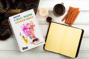 SPIRREL UPSC SPIRAL Mains Answer Writing Civil exam Booklet 70gsm A4 Notebook TRANSPARENT COVER 300 Pages