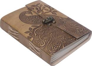 DI-KRAFT Handmade Leather Dairy A5 Diary Unruled 200 Pages