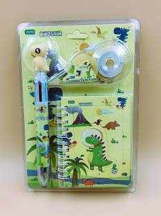 Paper Bear Dinosaur Regular Diary Designer 80 Pages