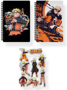 buddytales Naruto Combo A5 Notebook Unruled 180 Pages