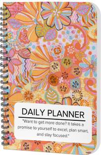 AccuPrints Daily Planner A5 Planner Ruled 176 Pages