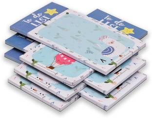 Flipkart SmartBuy Notepads for Office Stationery, Undated to Do List Planner Writing Pads, Pocket-size Note Pad NO 50 Pages