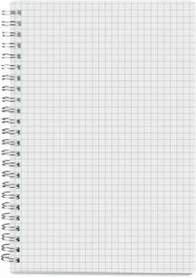 Nokingo Spiral Notebook - A5, 80 Sheets/160 Pages, 100gsm Paper, Grid Journal A5 Notebook grid 160 Pages
