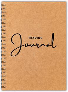 TimeWise Trading Journal Monochrome Stock Market Notebook Day Trade Log A5 Journal Unruled 130 Pages