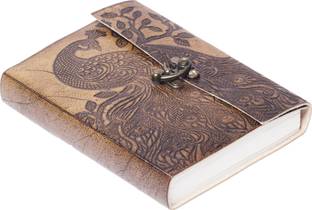 DI-KRAFT Handmade Leather Dairy A5 Diary Unruled 200 Pages
