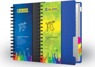 JALADHI 5 Subject Notebook A5 Notebook Ruled 300 Pages