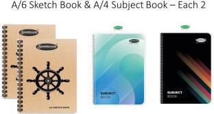SUNDARAM D-13_SA-6 Book-size Notebook Single Lined 400 Pages