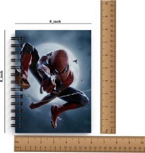 craft maniacs SPIDERMAN 2023 COLLECTION A5 Notebook RULED 160 Pages
