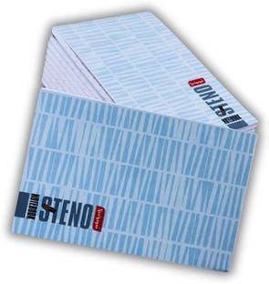 NEELGAGAN Steno Notebook Shorthand Writing Assorted Note Pad Ruled 200 Pages