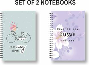 ROT RIX combo of 2 Notebooks A5 Diary Unruled 144 Pages