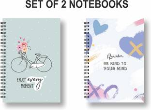 ROT RIX combo of 2 Notebooks A5 Diary Unruled 144 Pages