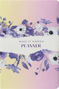 Lauret Blanc A5 Softcover 12 Months Undated Planner - 12 Monthly Spreads, 52 Weekly Spreads A5 Planner Planner 136 Pages