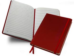 Mipad Livtek India Miapd Mediuml Hard Cover Ruled Notebook - Maroon A5 Notebook Ruled 230 Pages