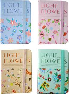Blooming Box Flower Diary | Cute Diary | Small Diary Pocket-size Diary Single Ruling 160 Pages