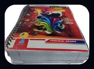 UNIQPAL SPIRAL A4 Notebook SINGLE LINE 500 Pages