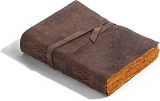 Divya Vintage Craft Handmade Leather Journal A5 Journal Plain 200 Pages