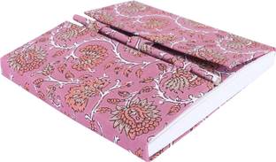 KUBER INDUSTRIES Cardboard Travel Notebook A5 Diary Plain Page 100 Pages