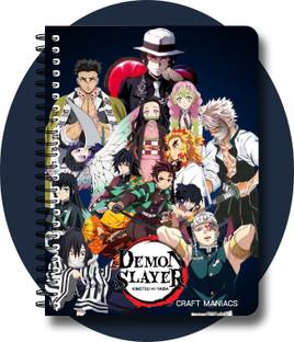 craft maniacs demon s DIARY A5 Notebook RULED 160 Pages