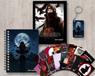 craft maniacs ITACHI UCHIHA GIFTING COMBO Pen Gift Set