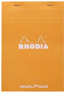 RHODIA orange (80 Sheets) A5 Diary Dot pad 80 Pages