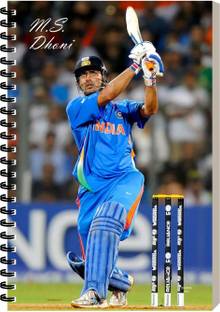 ESCAPER M.S. Dhoni Diary, Aesthetic Notepad for Men & Boys, Notebook A5 Diary Ruled 160 Pages