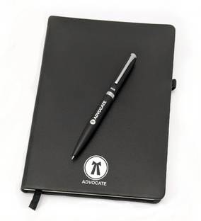 UJJi Advocate Gift Sets with Metal Pen & Notebook A5 Gift Set Ruled 186 Pages