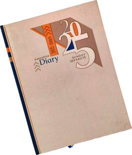 Excel Executive Style Month Cut Diary with Sunday Separate full Page Regular Diary 2025 (Cover Color may be Different) Ruled 365 Pages