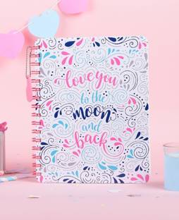 Doodle Head Over Heels Diary Notebook,Gift for Girlfriend, Gift for Boyfriend, Birthday/Anniversary Gift Regular Diary Ruled 200 Pages