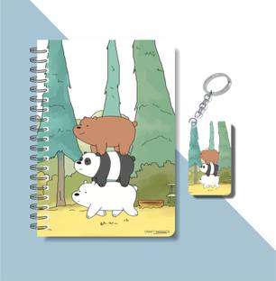 craft maniacs BARE BEARS 2023 COLLECTION A5 Notebook RULED 160 Pages