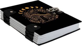 DI-KRAFT Printed Diary Notebook With Lock Clasp For Gift/Office Use (5*7 Inch,160 Pages) A5 Diary Unruled 160 Pages