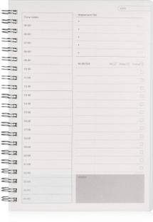Nokingo Daily Planner Notepad, A5, Time Management for to Do List, A5 Desk Planner Blank 160 Pages