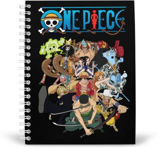 PurpleBees ONE PEICE STRAW HAT PIRATES DIARY FOR FANS A5 Diary Unruled 160 Pages