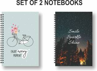 ROT RIX combo of 2 Notebooks A5 Diary Unruled 144 Pages