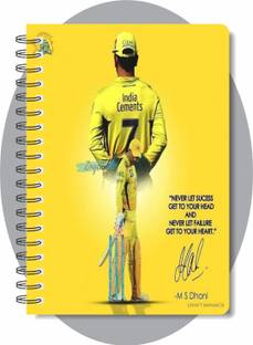 craft maniacs INDIAN TEAM COLLECTION A5 Notebook RULED 160 Pages