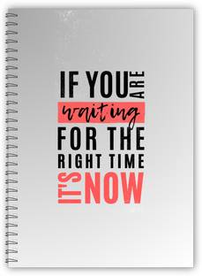 TimeWise Daily Planner Pastel Schedule your Day Journal A5 Planner Unruled 140 Pages