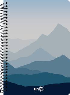 UNIGO Premium Spiral Binding A4 Notebook Unruled, 100 Pages