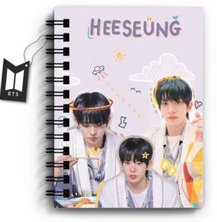 craft maniacs BTS DIARY COLLECTION A5 Diary RULED 160 Pages