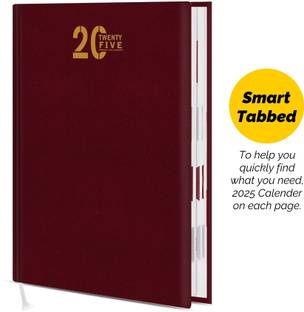 Abstract Collection B5 Regular Month & Day Planner Diary B5 Diary Single Rule With Bookmark Ribbon 365 Pages