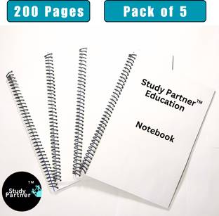 S P EDU NOTEBOOK notebook set A4 Notebook Unruled 200 Pages