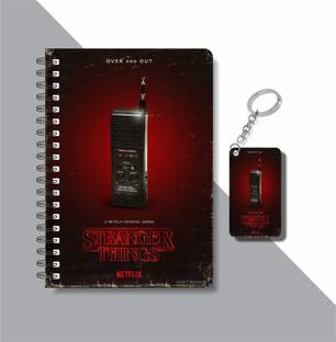 craft maniacs STRANGER THINGS A5 Notebook RULED 160 Pages