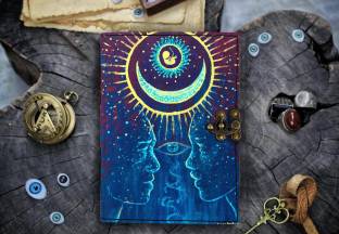 MAKENSTYLECOLLECTION Designer Handcrafted rexgin journal with 200pages 5*7 inches A5 size,A45 A5 Journal UNRULED 200 Pages