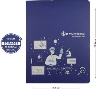 NoteNook Practical Record Regular Notebook Ruled 80 Pages