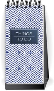 Nourish Desktop Standing To Do List Regular Desk Planner Ruled 50 Pages