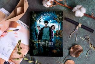 Warner Bros. Harry Potter Theme Leather Diary A5 Journal Unruled 200 Pages