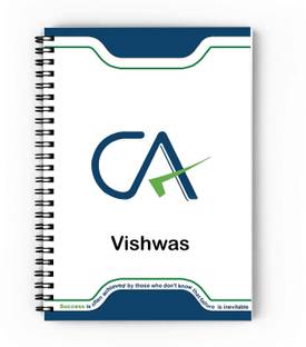 epheriwala CA Vishwas / Notebook for Chartered Accountant A5 Diary Unruled 140 Pages